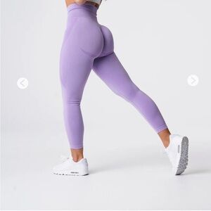 nvgtn seamless contour leggings in purple